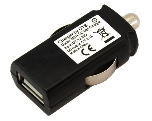 Mini chargeur USB allume-cigare pour Samsung - batterie appareil photo