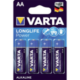 Paquet de 4 piles alcalines AA Varta - LongLife Power