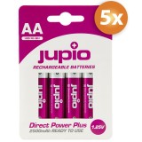 Paquet de 20 piles AA Jupio Direct Power Plus 2500mAh