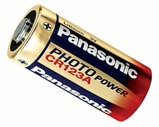 Pile Panasonic CR123A Professional Photo Lithium - batterie appareil photo