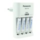 Chargeur Panasonic + 4 x piles AAA Panasonic Eneloop 