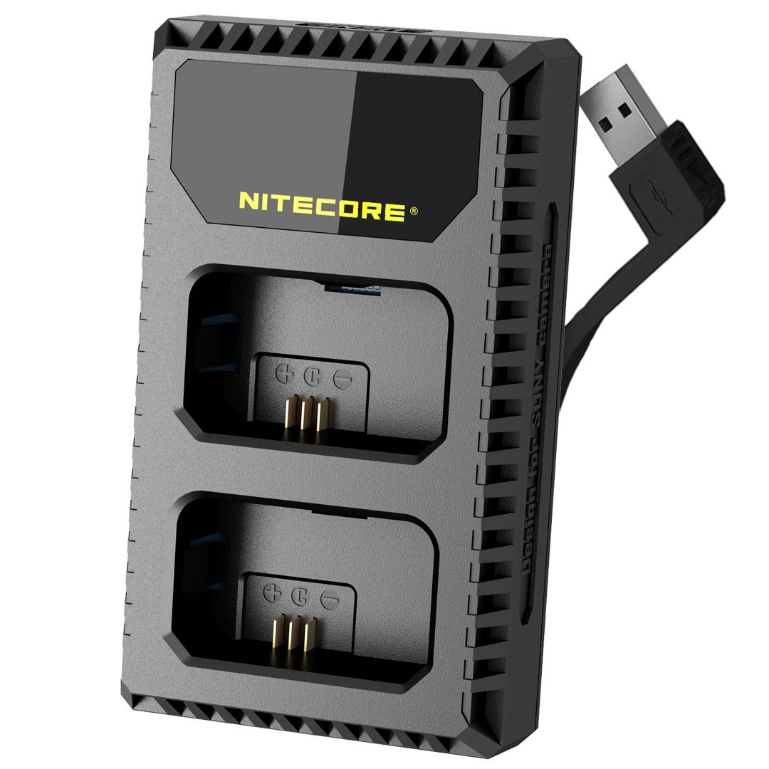 Chargeur Universel Appareil Photo CELLONIC - Pour Batteries NP-60, NP-120, NP-40 - Affichage LCD - Charge Rapide - 11