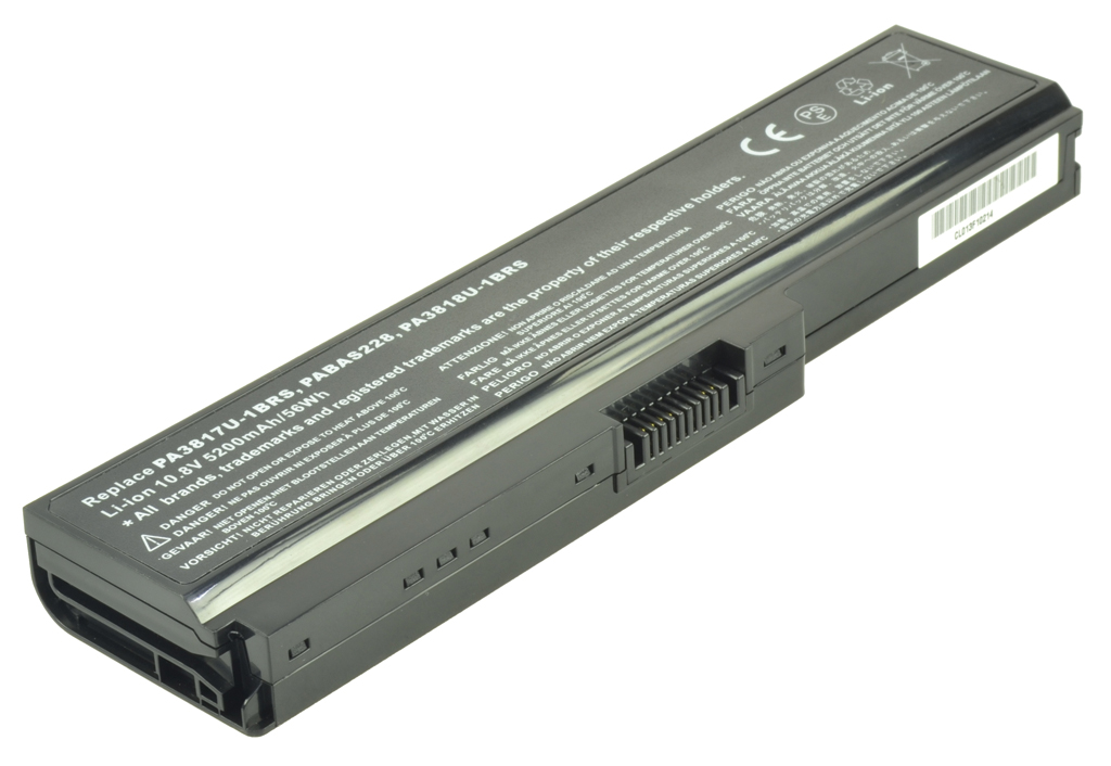 Batterie De Remplacement Pour Ordinateur Portable TOSHIBA Satellite L645D-S4037, 10.8V 5200mAh, Li-Ion